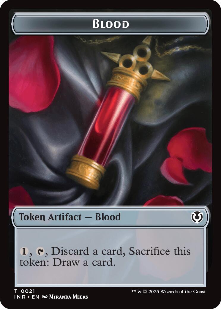 Blood // Clue Double-Sided Token [Innistrad Remastered Tokens] | Boutique FDB TCG