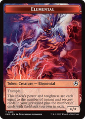 Elemental // Human (0014) Double-Sided Token [Innistrad Remastered Tokens] | Boutique FDB TCG