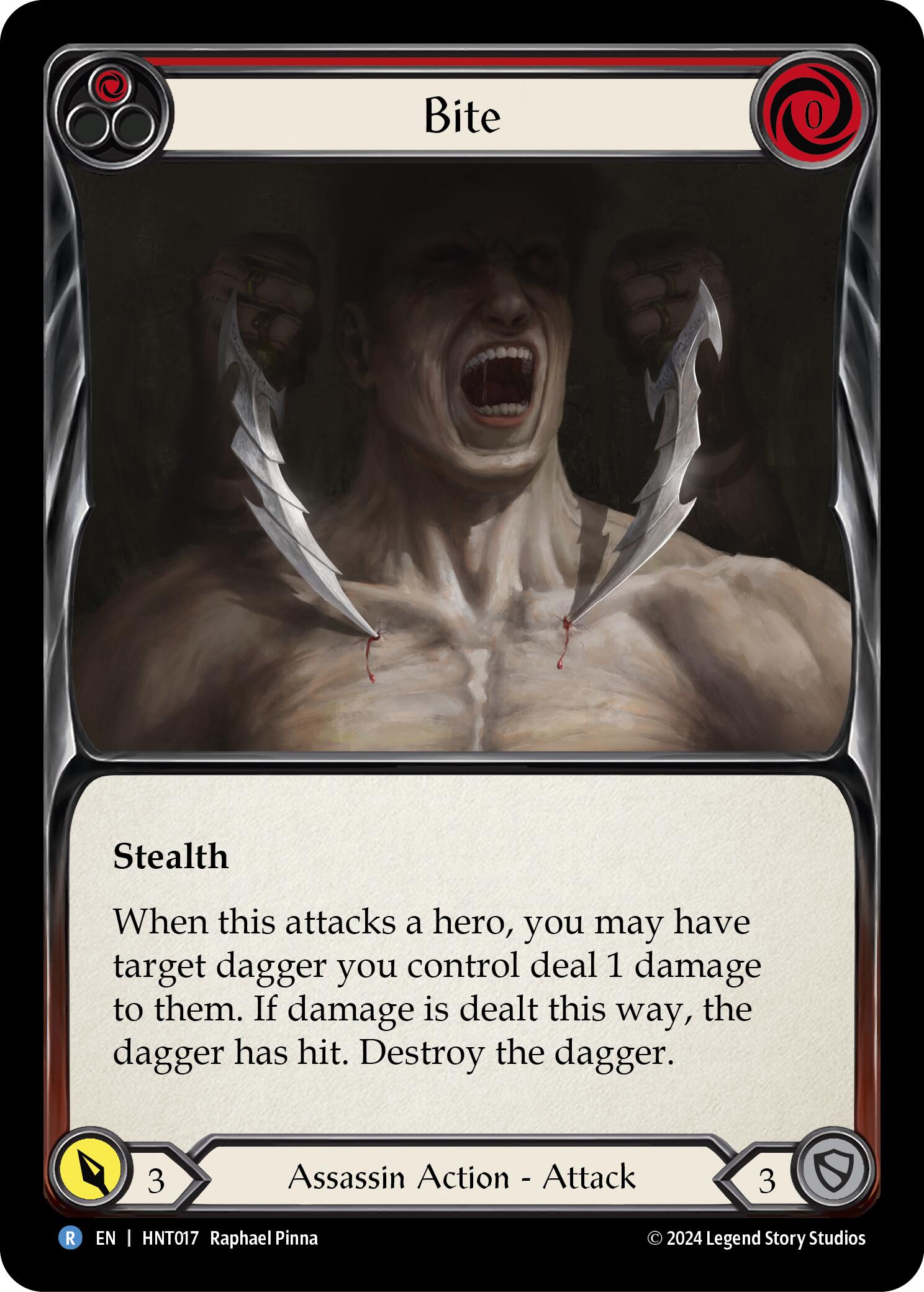 Bite (Red) [HNT017] (The Hunted) | Boutique FDB TCG