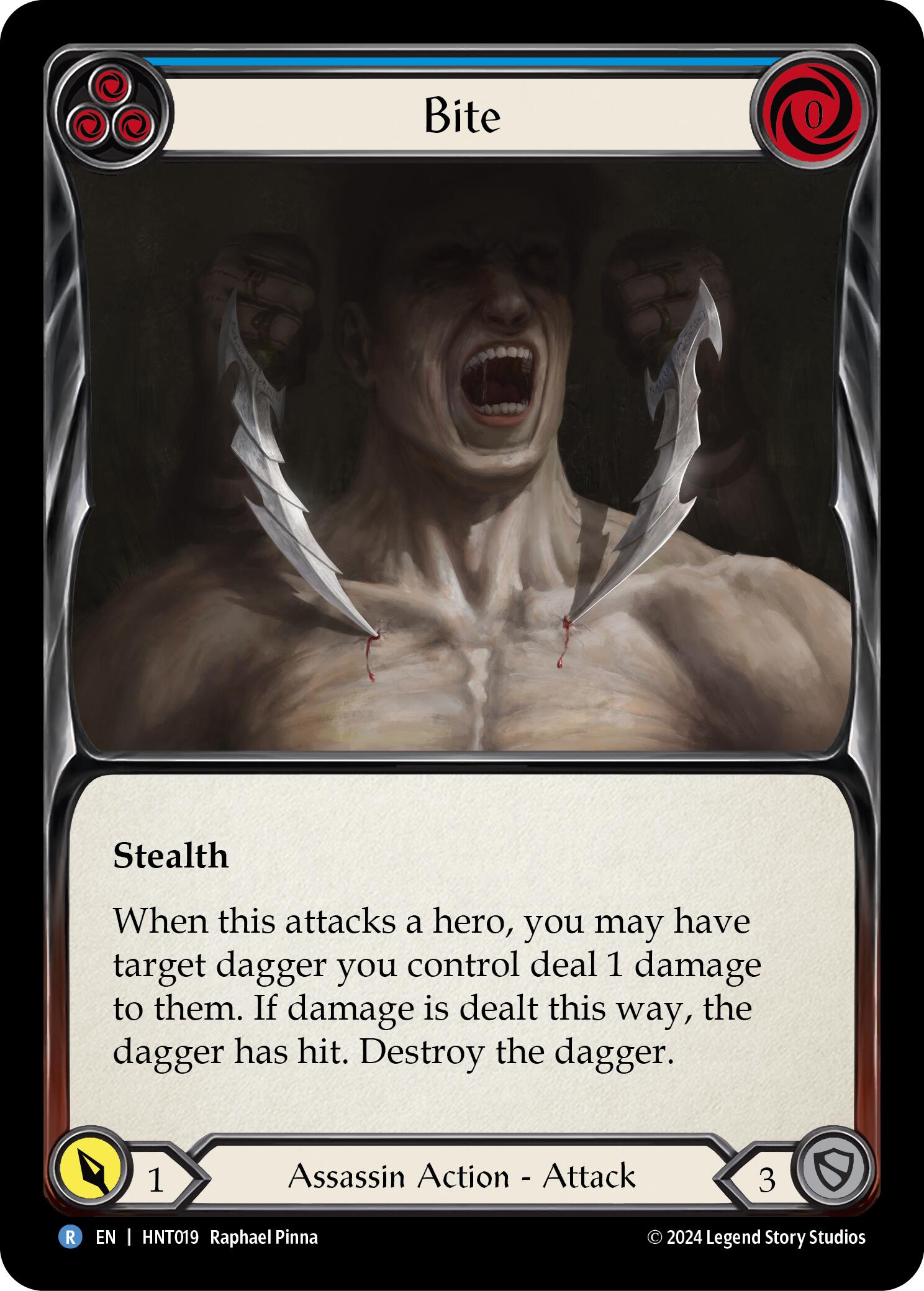 Bite (Blue) [HNT019] (The Hunted) | Boutique FDB TCG