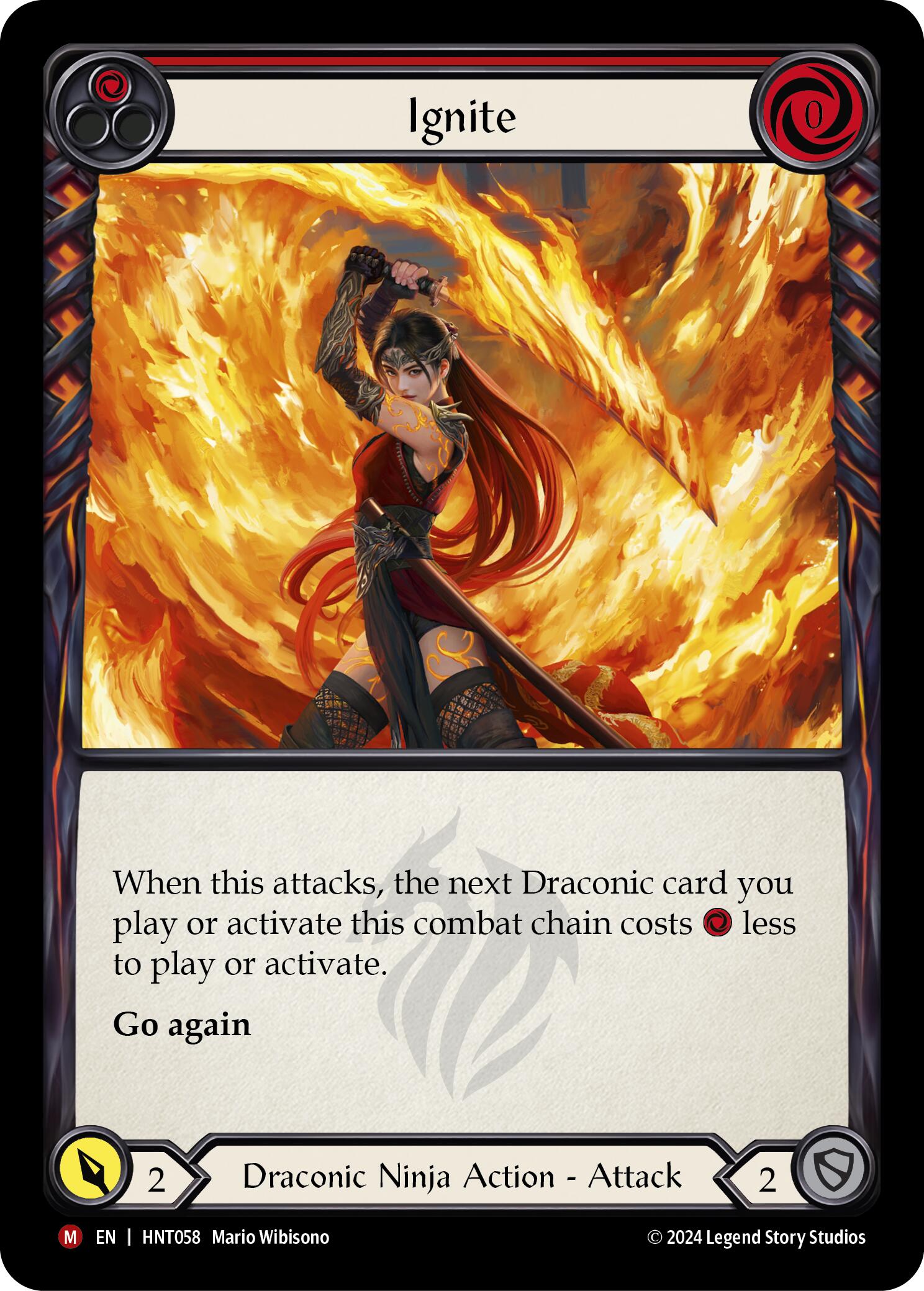 Ignite [HNT058] (The Hunted) | Boutique FDB TCG