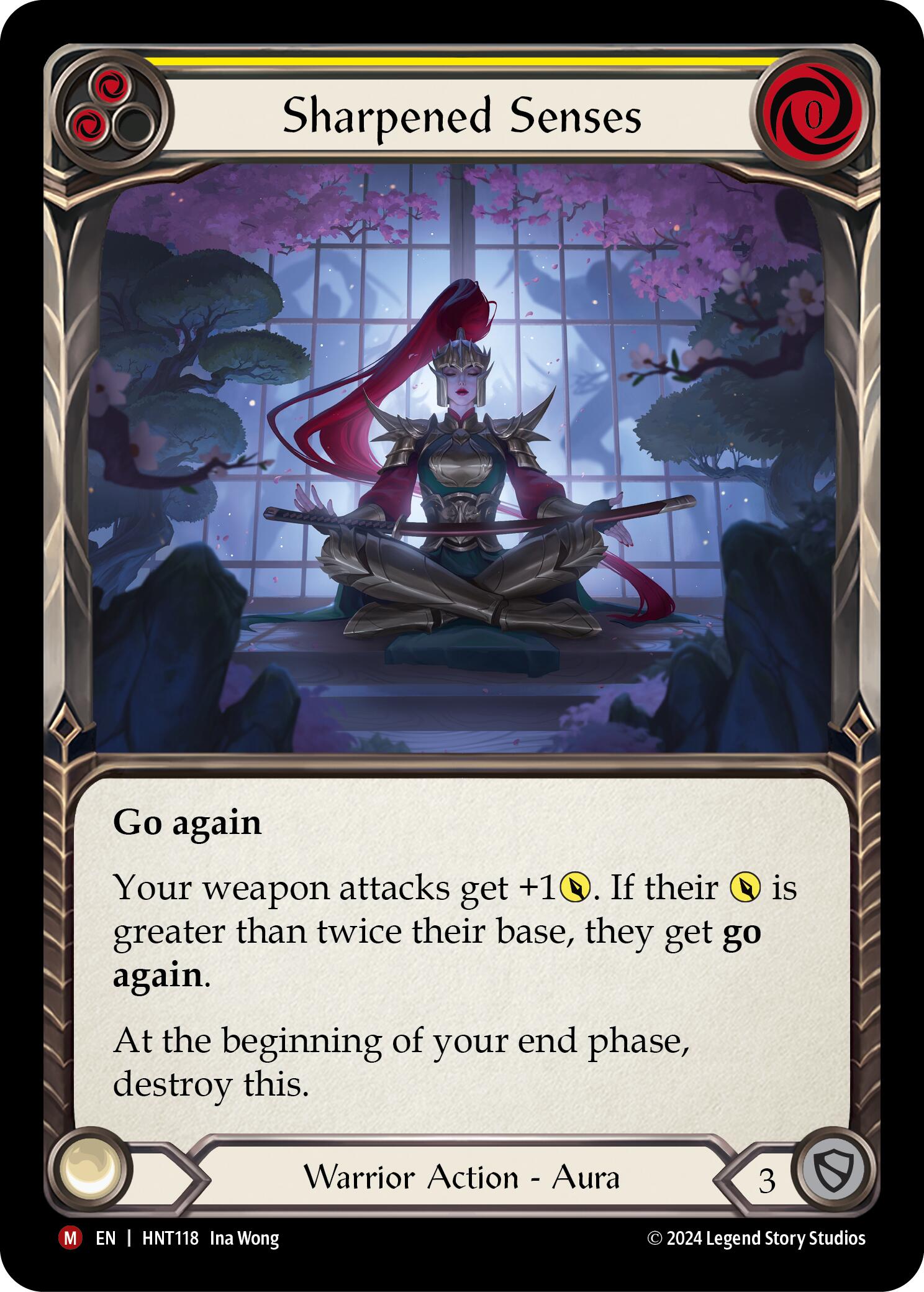 Sharpened Senses [HNT118] (The Hunted)  Rainbow Foil | Boutique FDB TCG