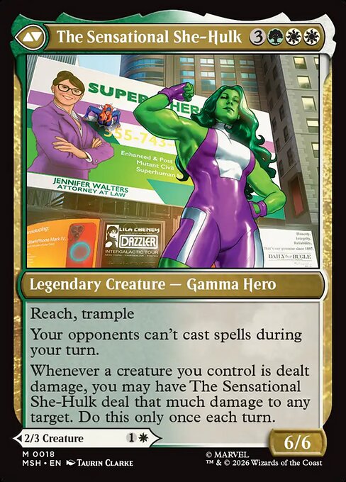 Jennifer Walters (18) [Marvel Super Heroes] | Boutique FDB TCG