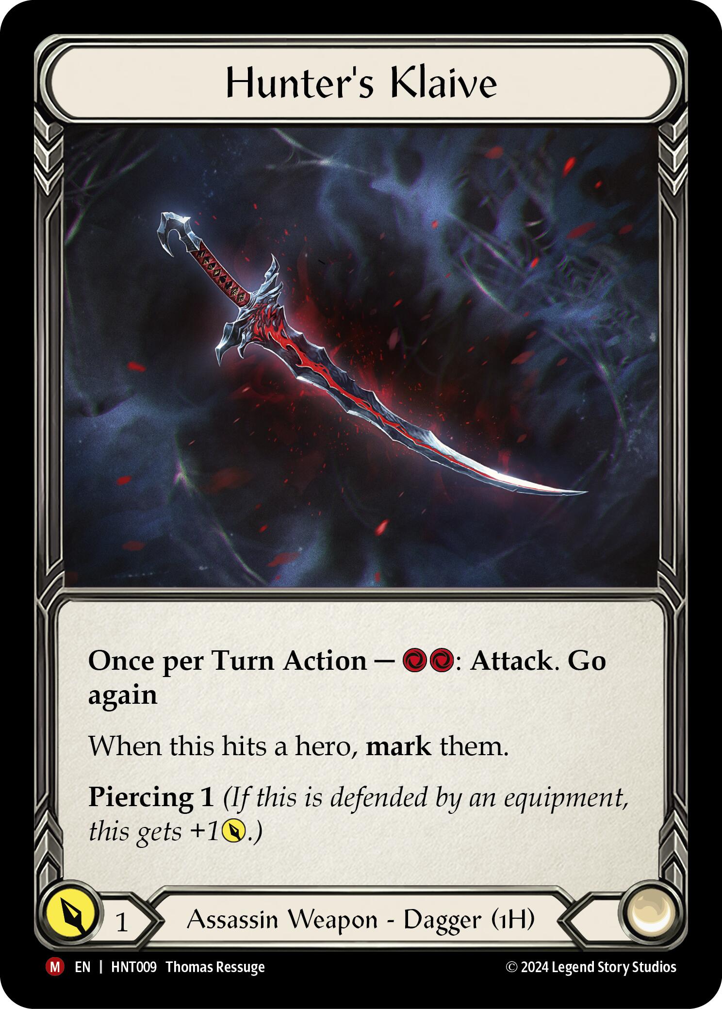 Hunter's Klaive [HNT009] (The Hunted) | Boutique FDB TCG