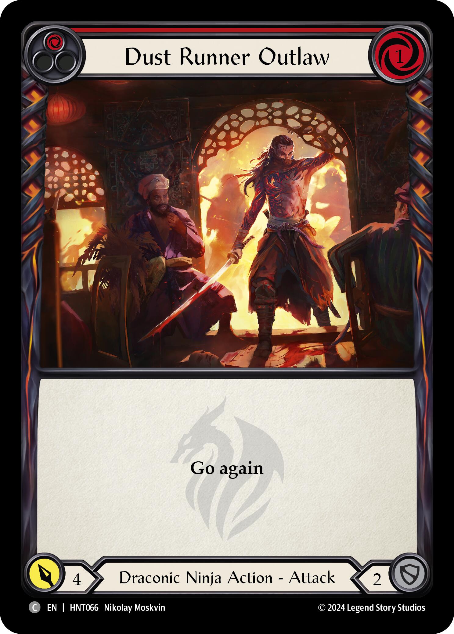 Dust Runner Outlaw (Red) [HNT066] (The Hunted) | Boutique FDB TCG