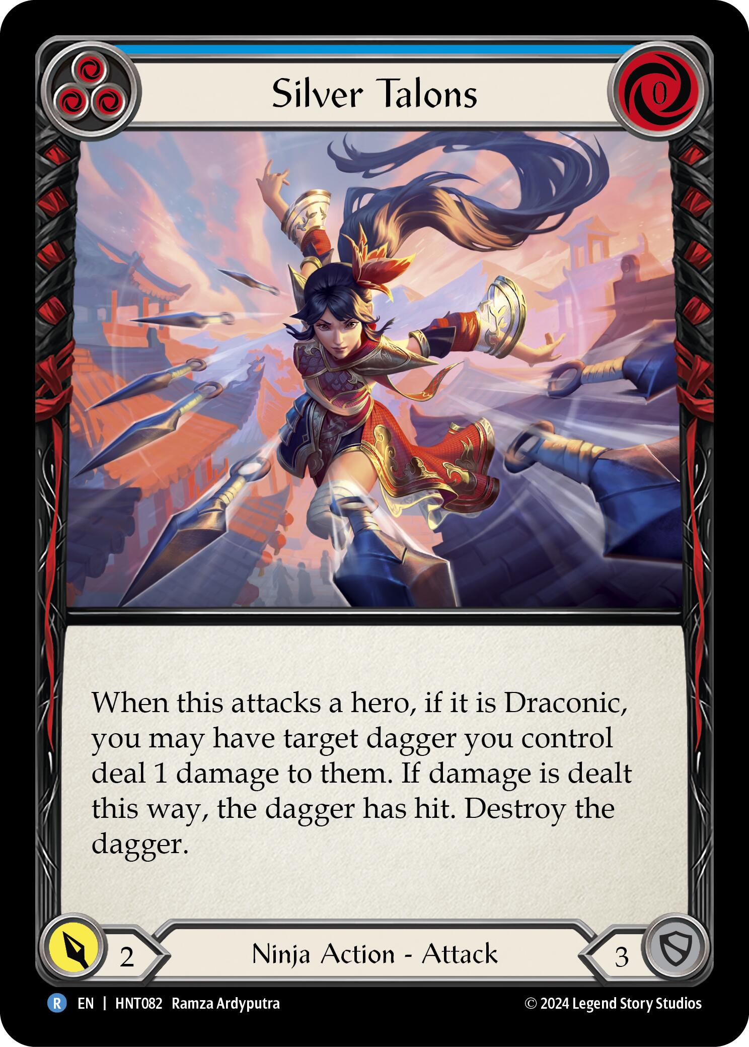 Silver Talons (Blue) [HNT082] (The Hunted) | Boutique FDB TCG