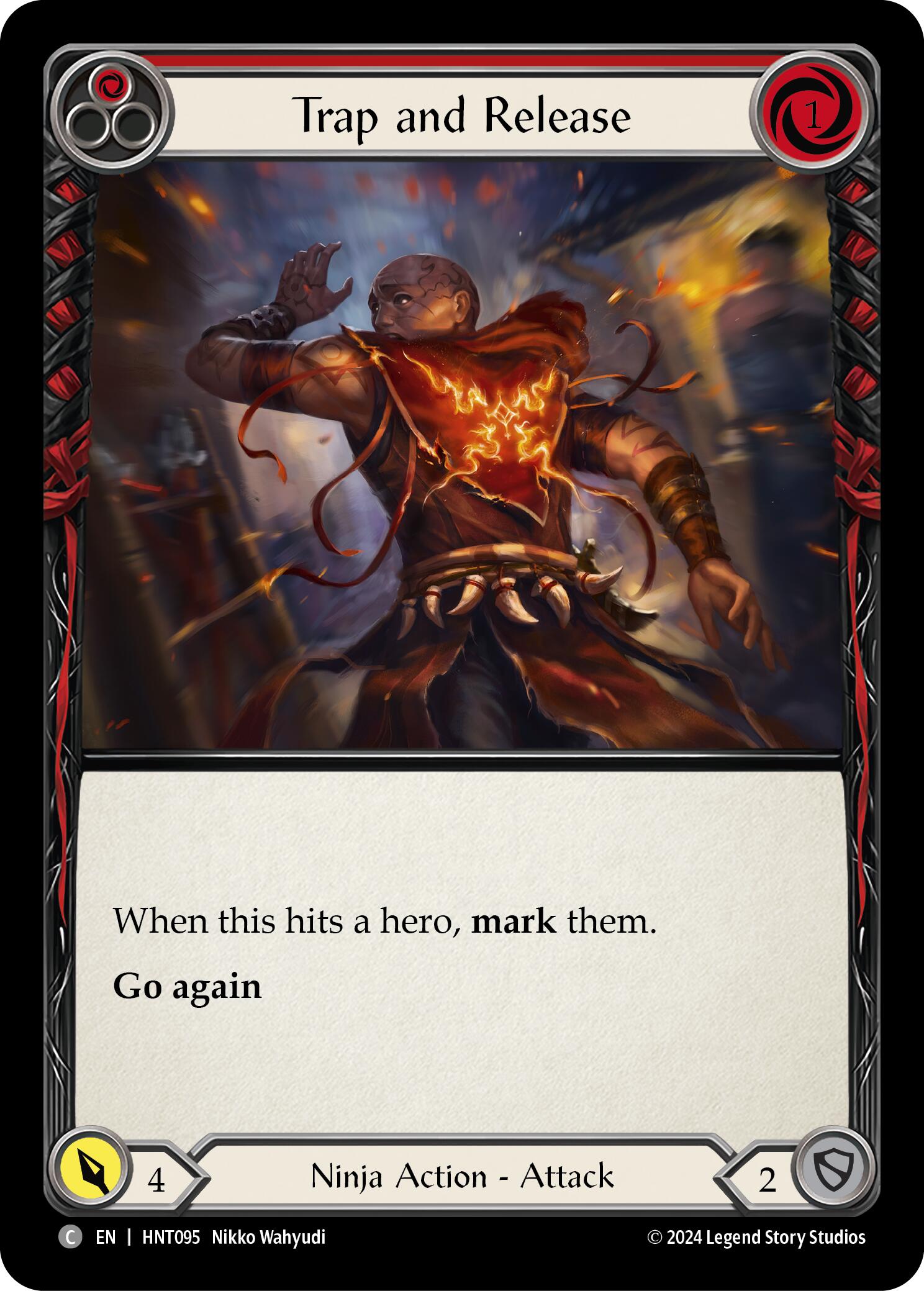 Trap and Release (Red) [HNT095] (The Hunted) | Boutique FDB TCG