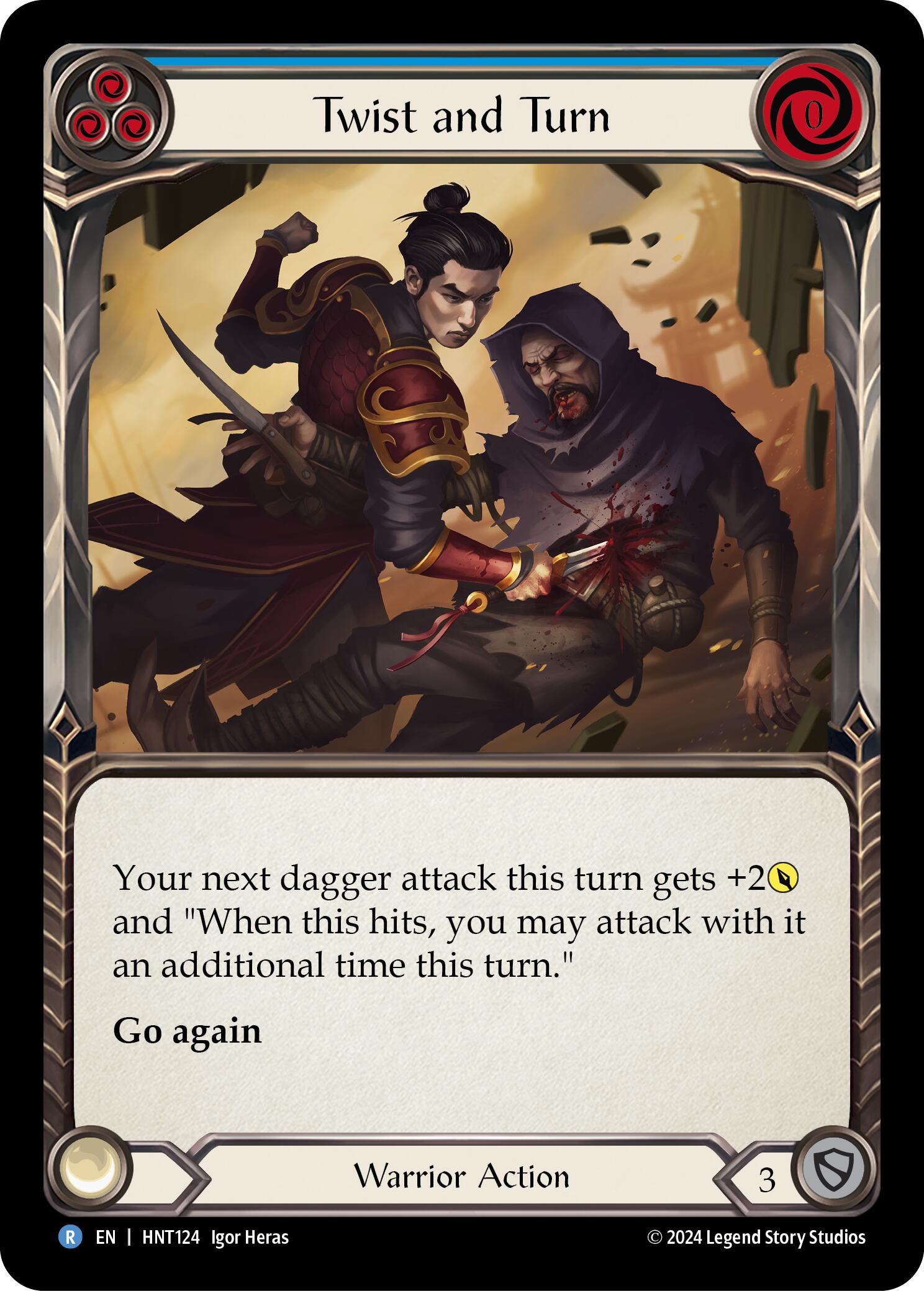 Twist and Turn (Blue) [HNT124] (The Hunted) | Boutique FDB TCG