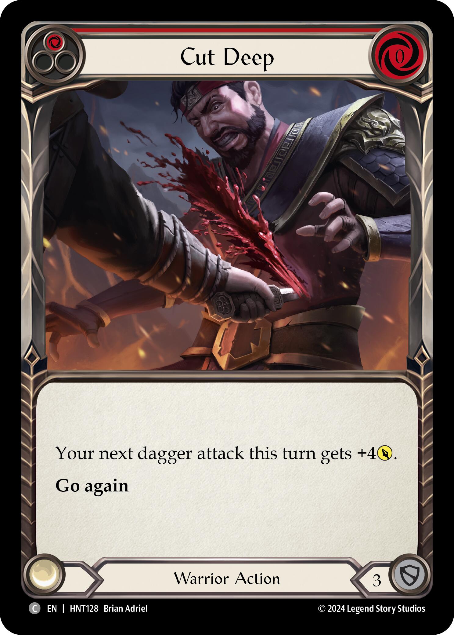 Cut Deep (Red) [HNT128] (The Hunted) | Boutique FDB TCG