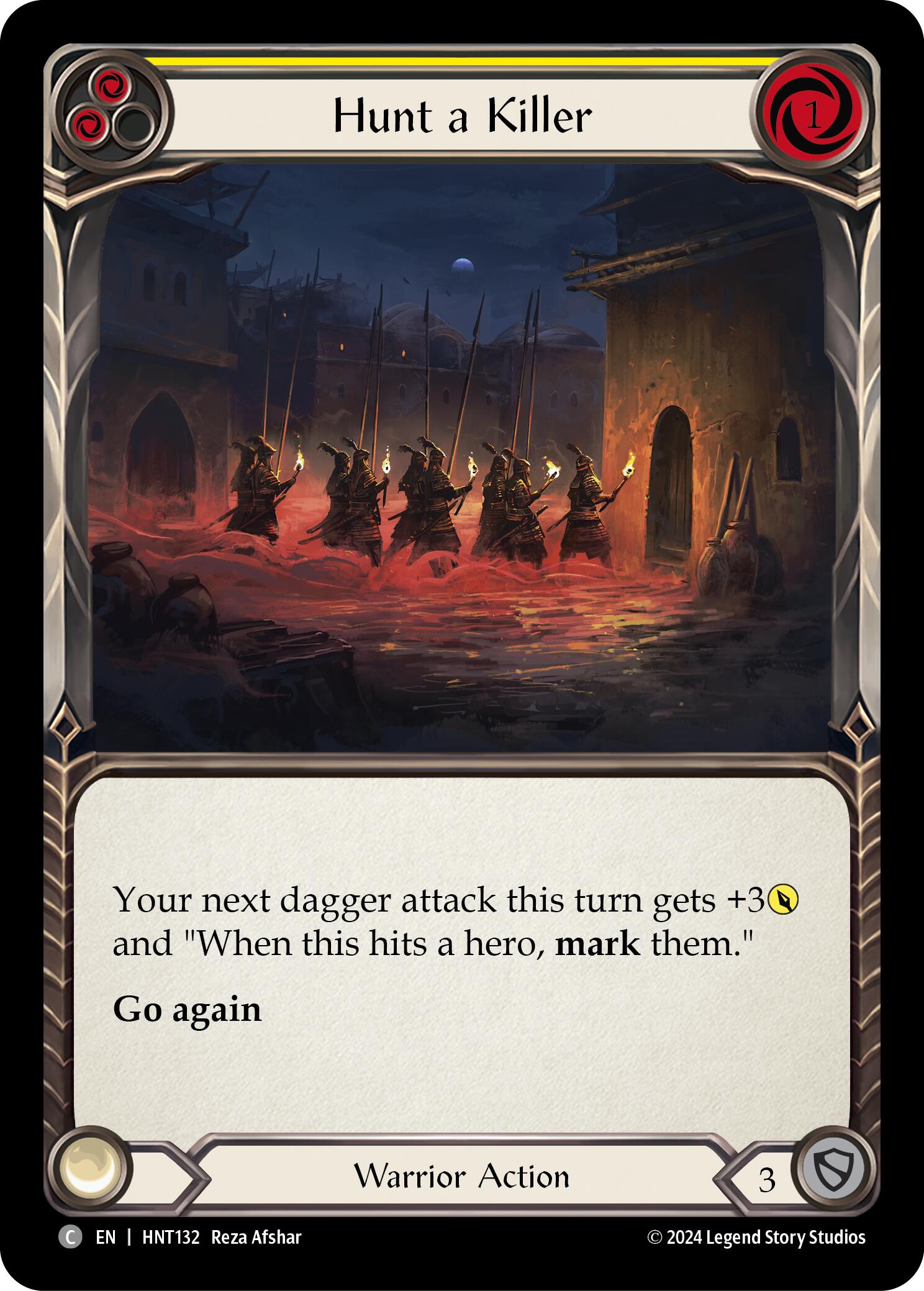 Hunt a Killer (Yellow) [HNT132] (The Hunted)  Rainbow Foil | Boutique FDB TCG