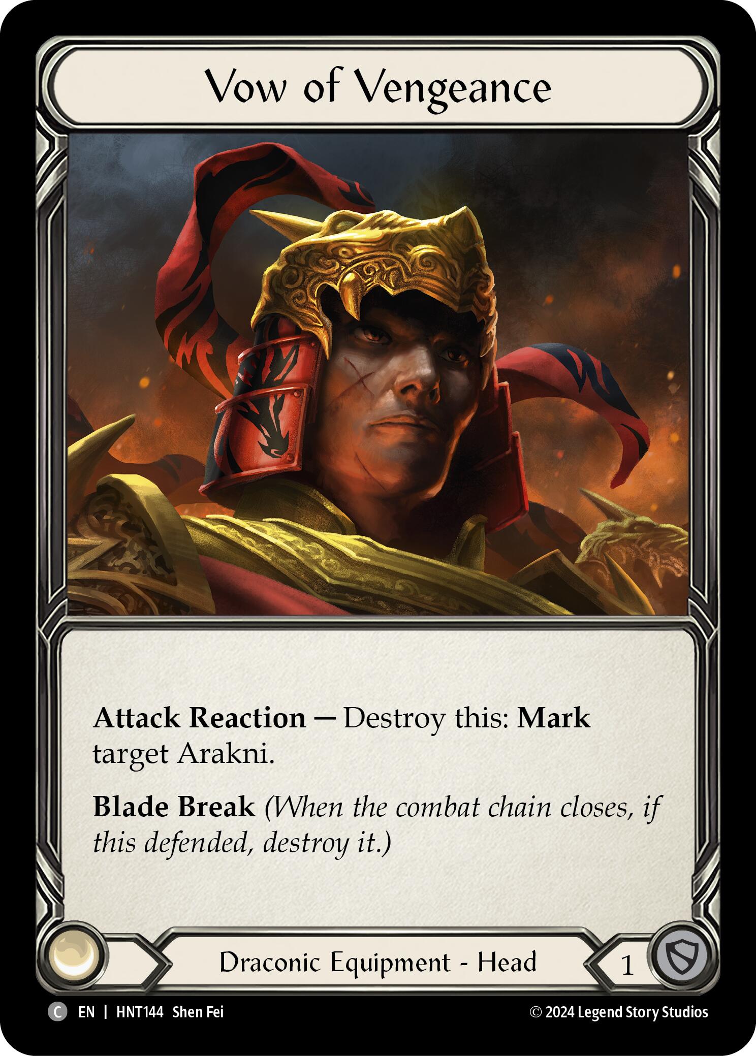 Vow of Vengeance [HNT144] (The Hunted) | Boutique FDB TCG