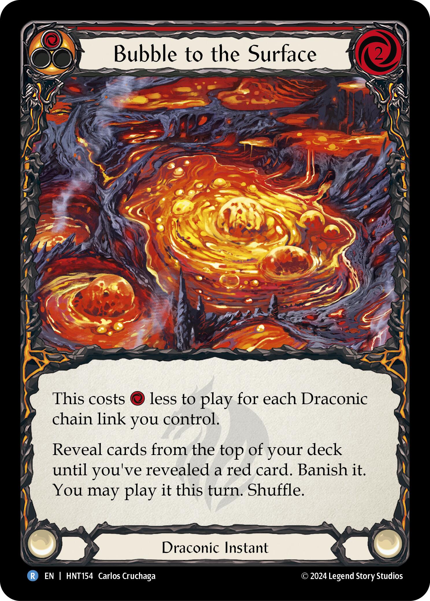 Bubble to the Surface (Red) [HNT154] (The Hunted) | Boutique FDB TCG