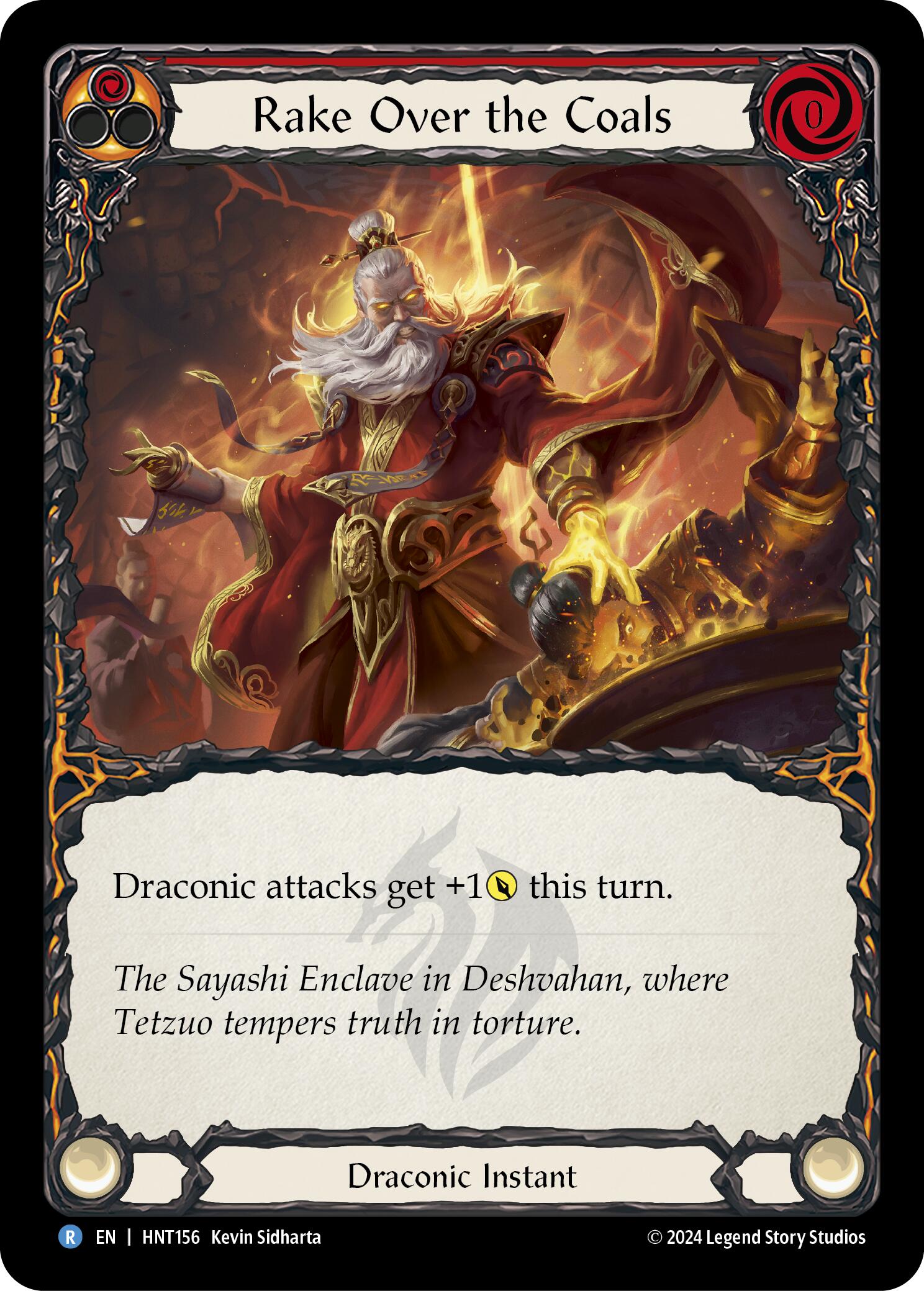 Rake Over the Coals (Red) [HNT156] (The Hunted) | Boutique FDB TCG