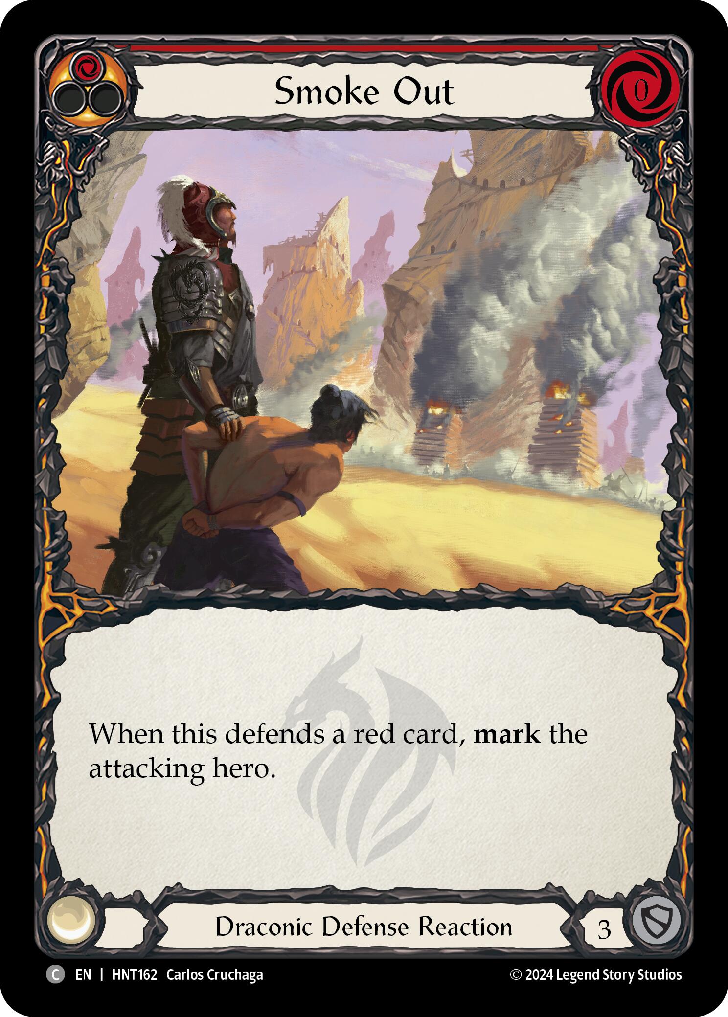 Smoke Out (Red) [HNT162] (The Hunted) | Boutique FDB TCG