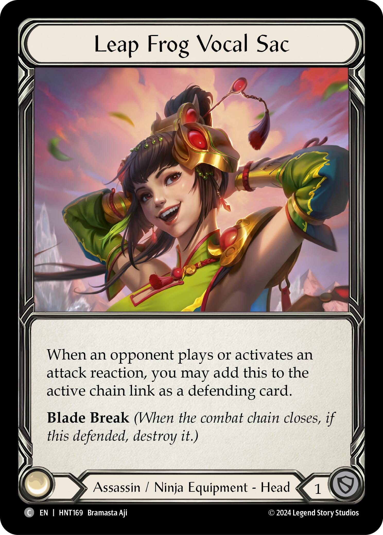 Leap Frog Vocal Sac [HNT169] (The Hunted) | Boutique FDB TCG