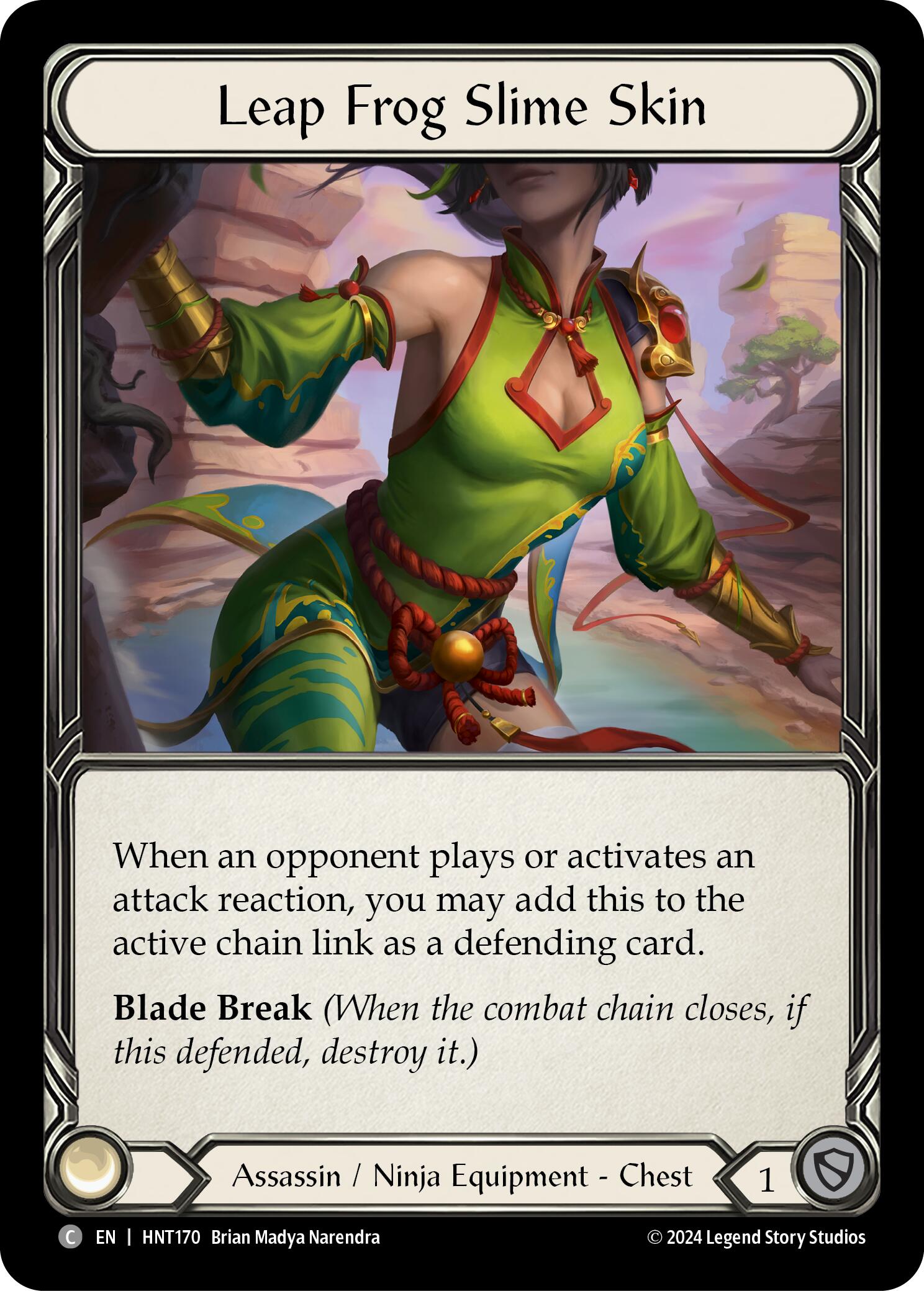 Leap Frog Slime Skin [HNT170] (The Hunted) | Boutique FDB TCG