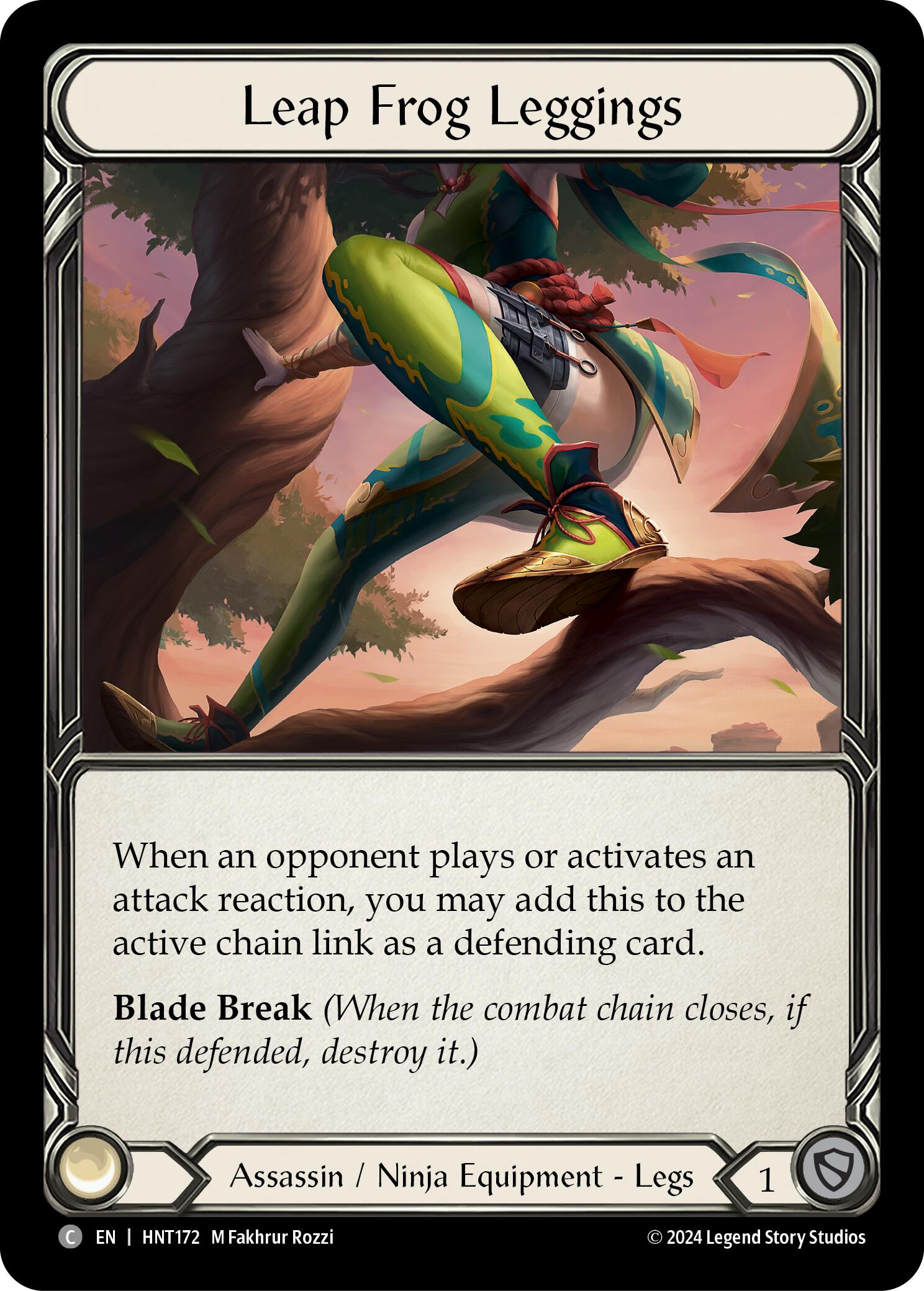 Leap Frog Leggings [HNT172] (The Hunted) | Boutique FDB TCG