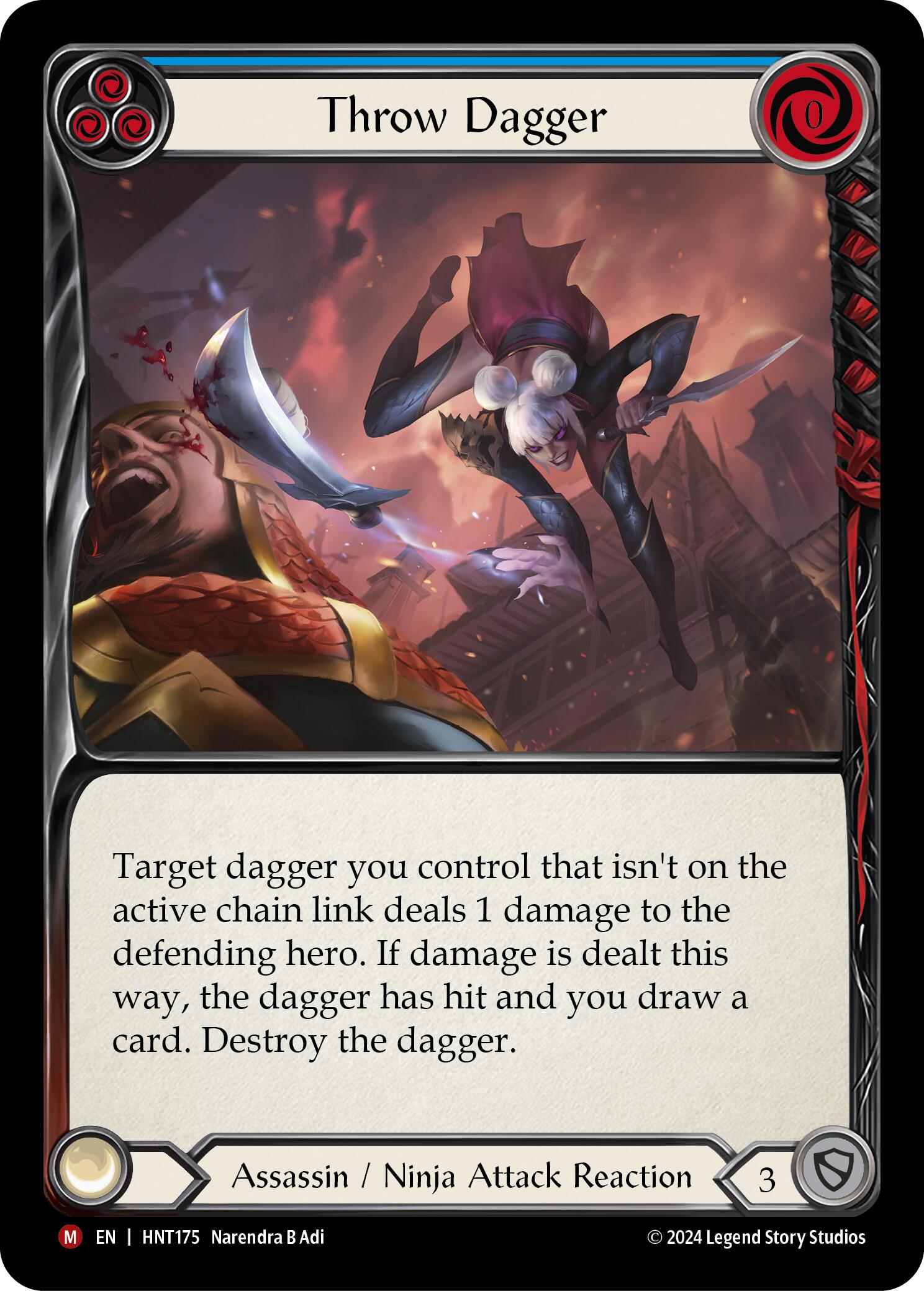 Throw Dagger [HNT175] (The Hunted) | Boutique FDB TCG