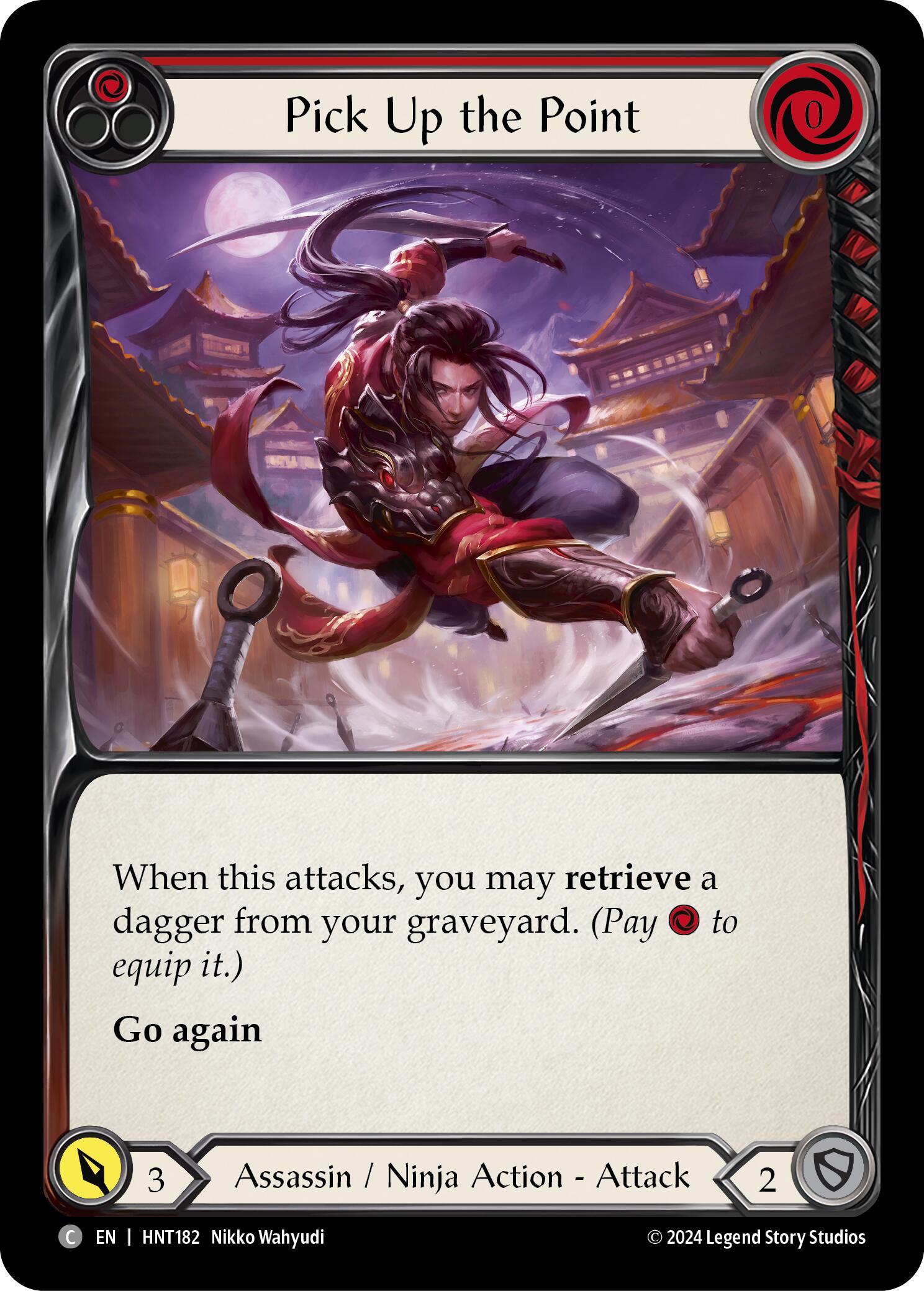Pick Up the Point (Red) [HNT182] (The Hunted) | Boutique FDB TCG