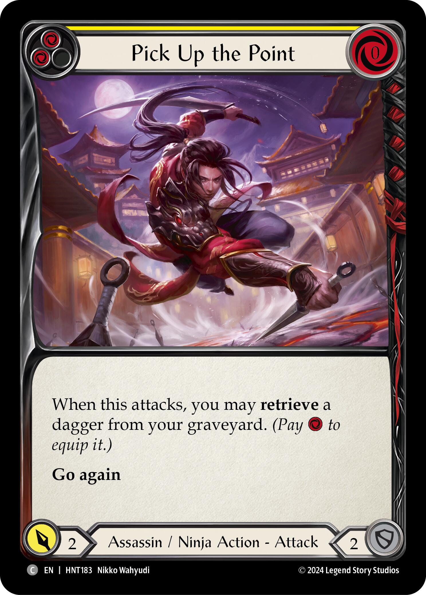 Pick Up the Point (Yellow) [HNT183] (The Hunted) | Boutique FDB TCG