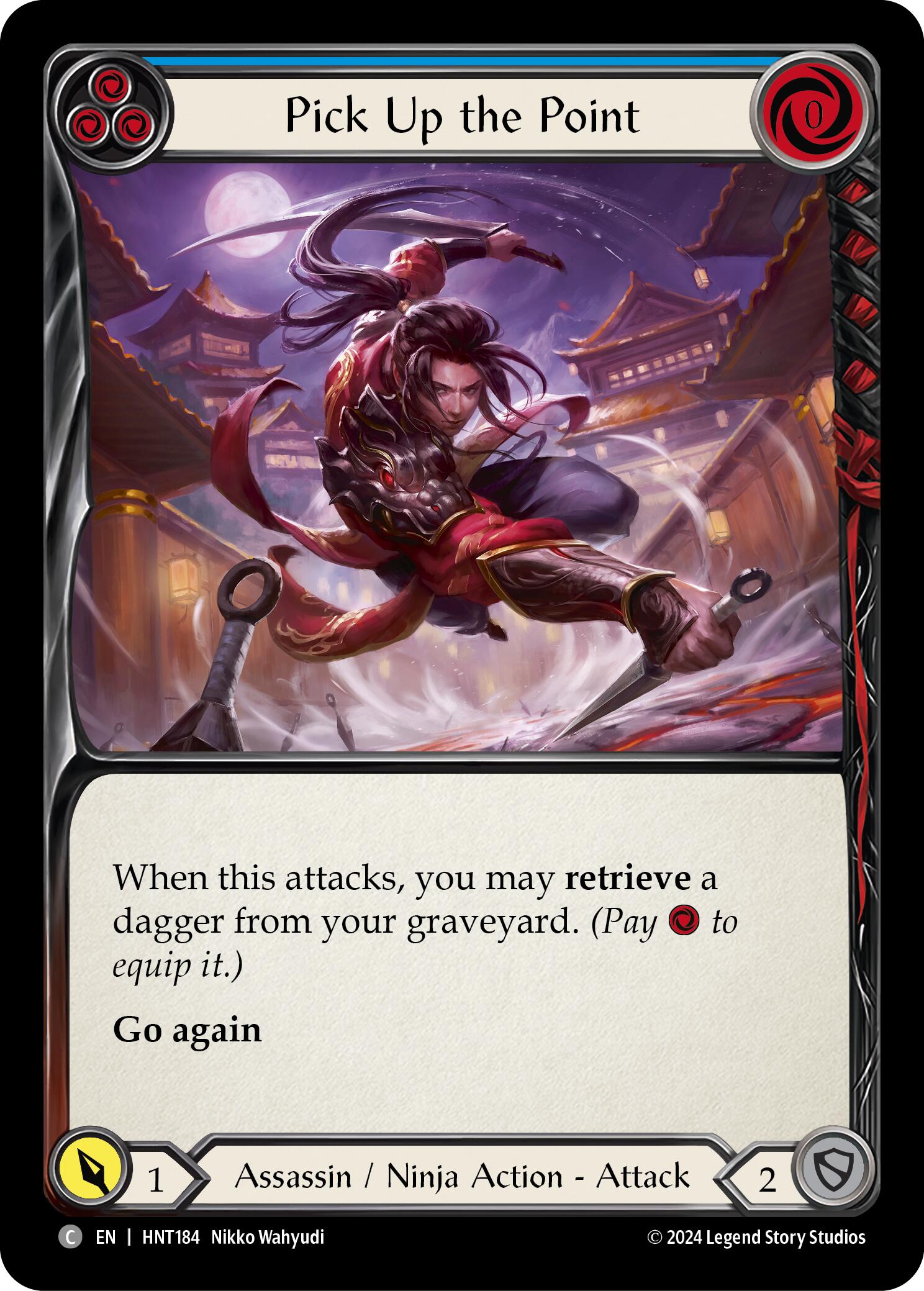 Pick Up the Point (Blue) [HNT184] (The Hunted) | Boutique FDB TCG
