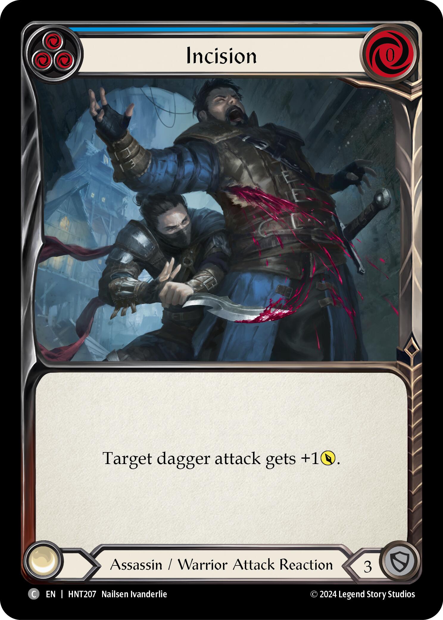 Incision (Blue) [HNT207] (The Hunted) | Boutique FDB TCG