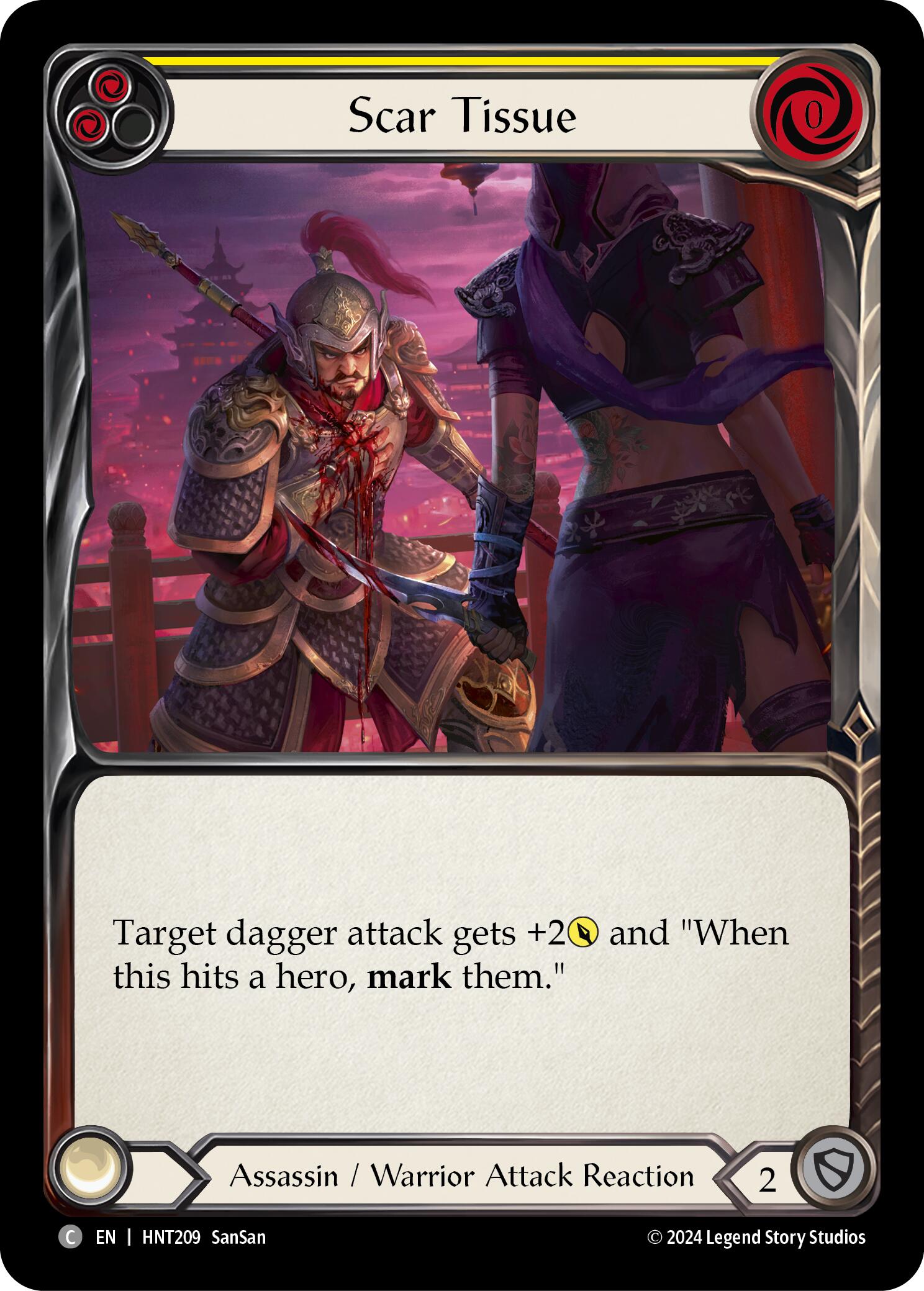 Scar Tissue (Yellow) [HNT209] (The Hunted) | Boutique FDB TCG