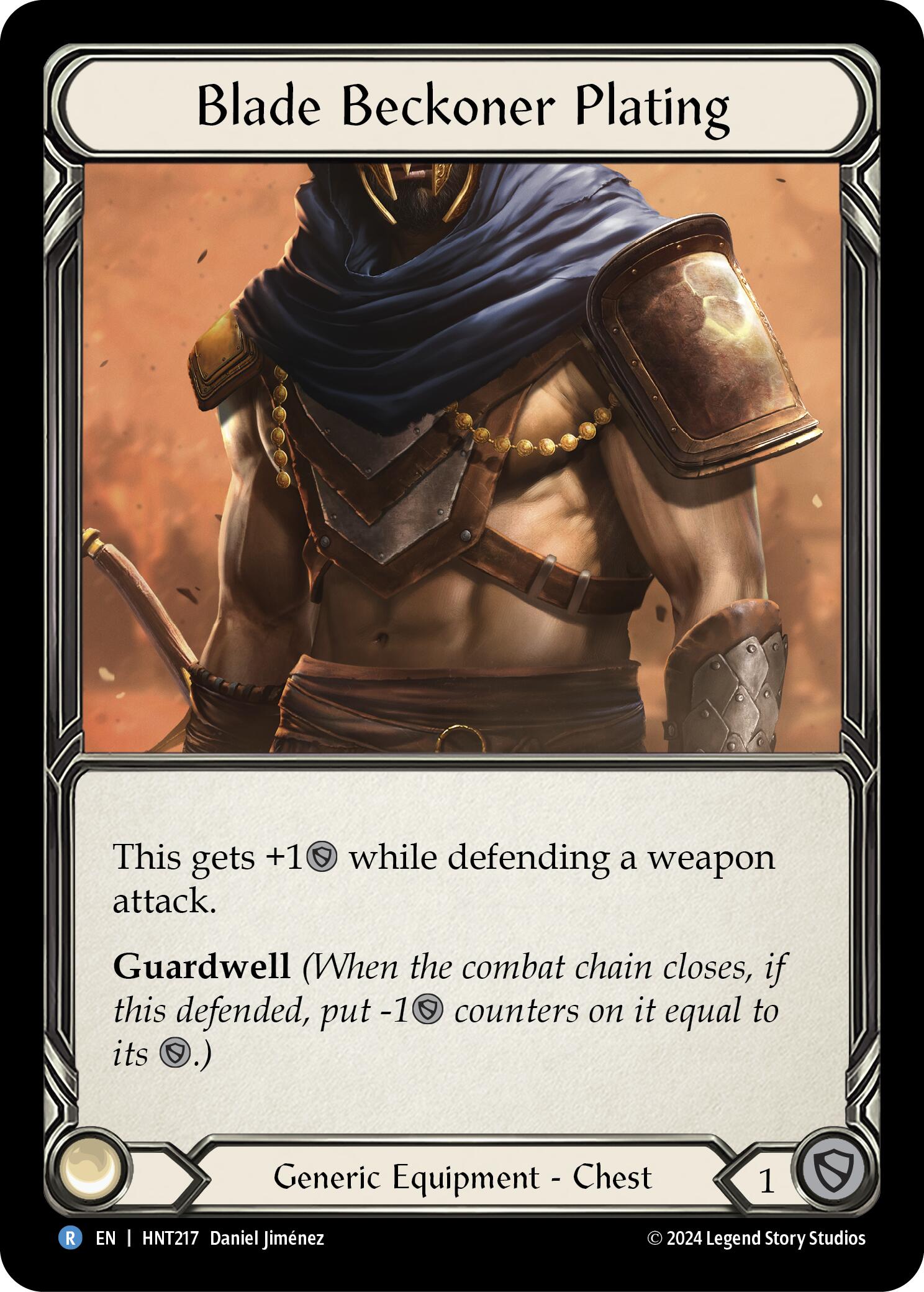 Blade Beckoner Plating [HNT217] (The Hunted) | Boutique FDB TCG