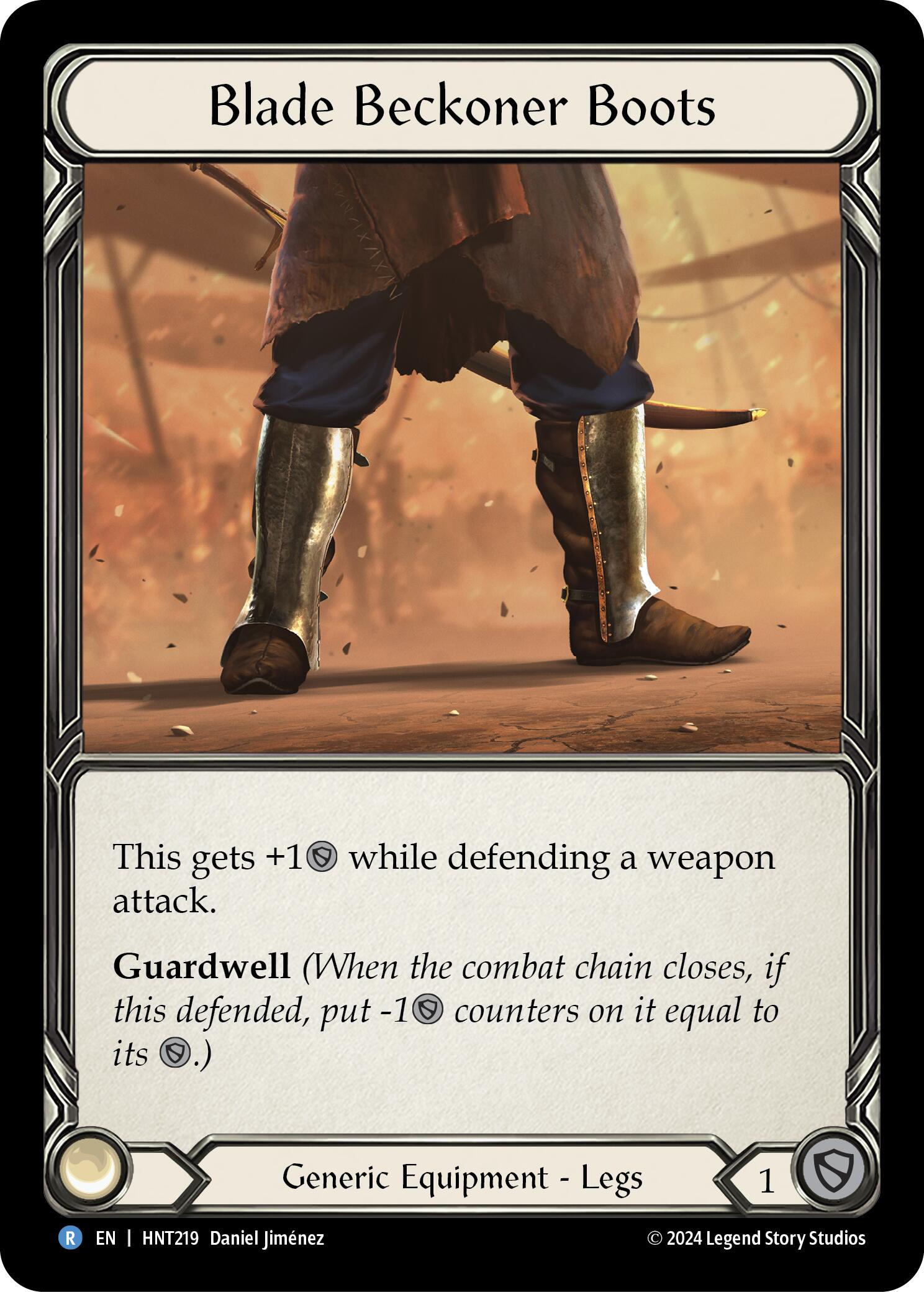 Blade Beckoner Boots [HNT219] (The Hunted) | Boutique FDB TCG