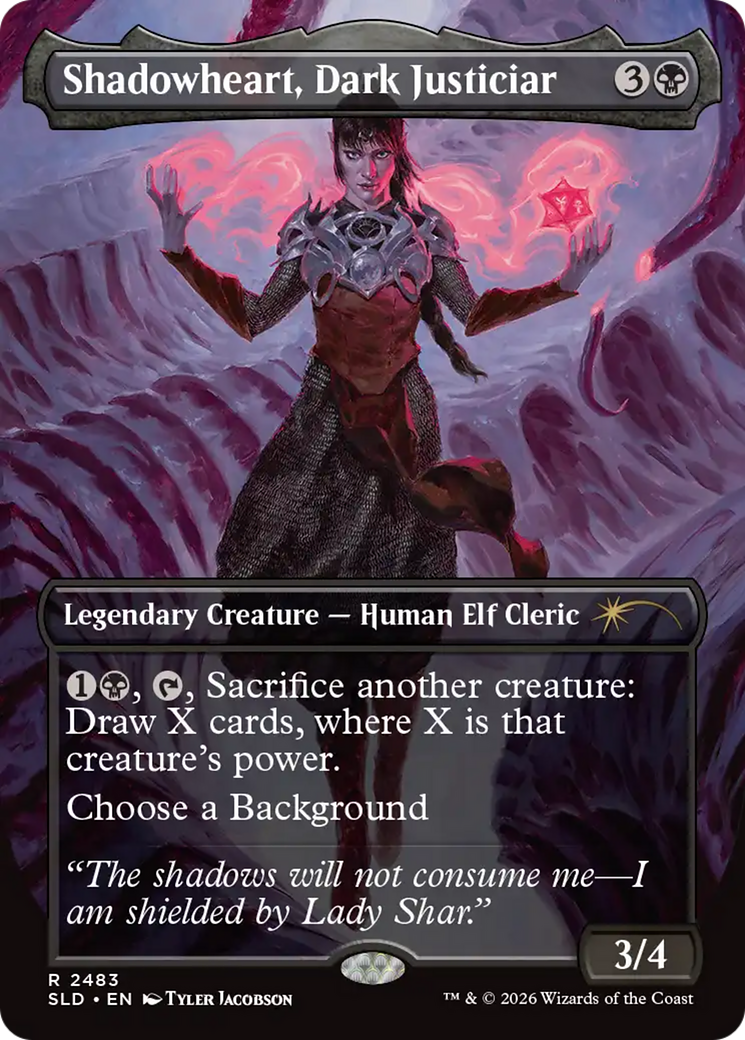 Shadowheart, Dark Justiciar [Secret Lair Drop Series] | Boutique FDB TCG