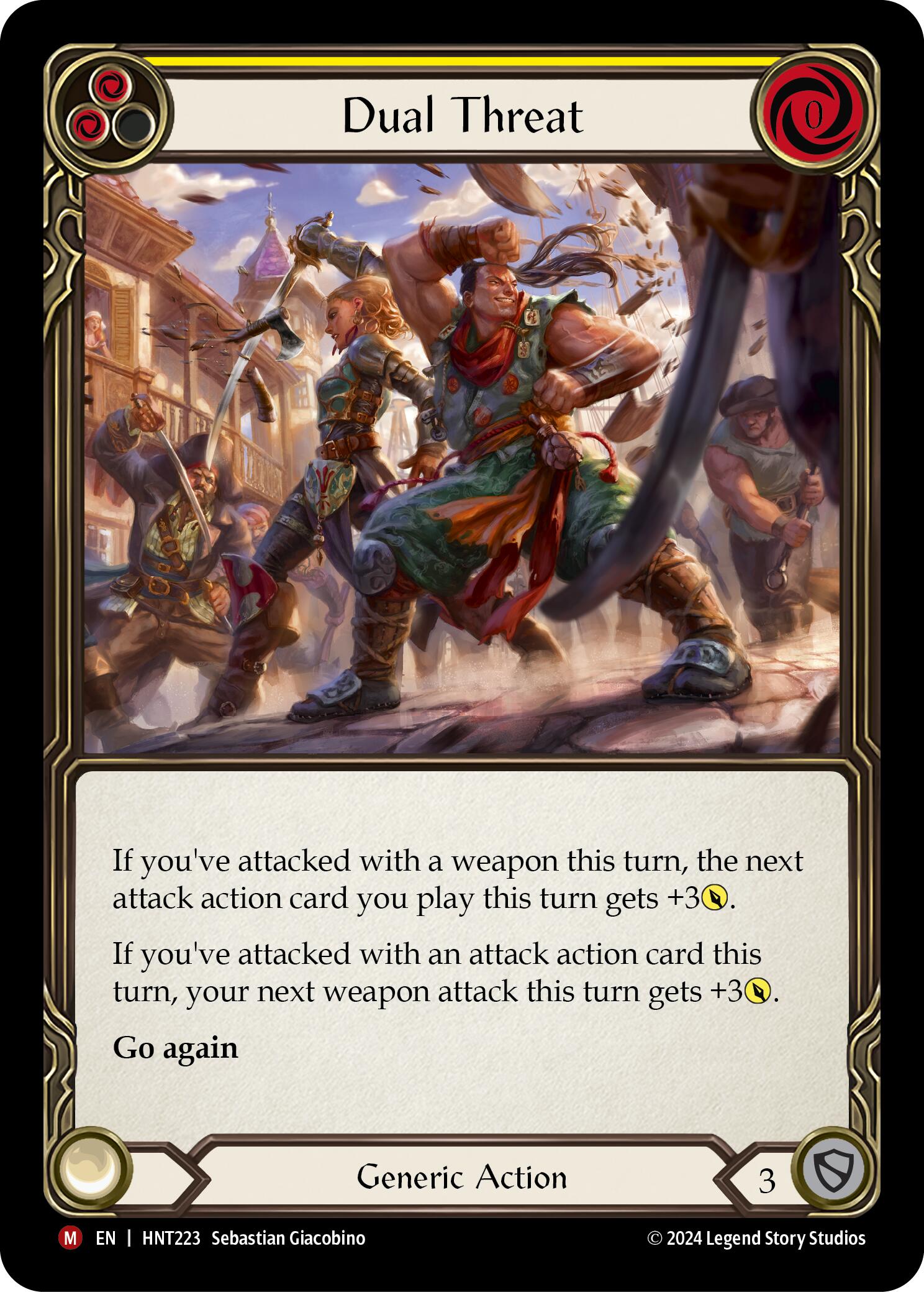Dual Threat [HNT223] (The Hunted)  Rainbow Foil | Boutique FDB TCG