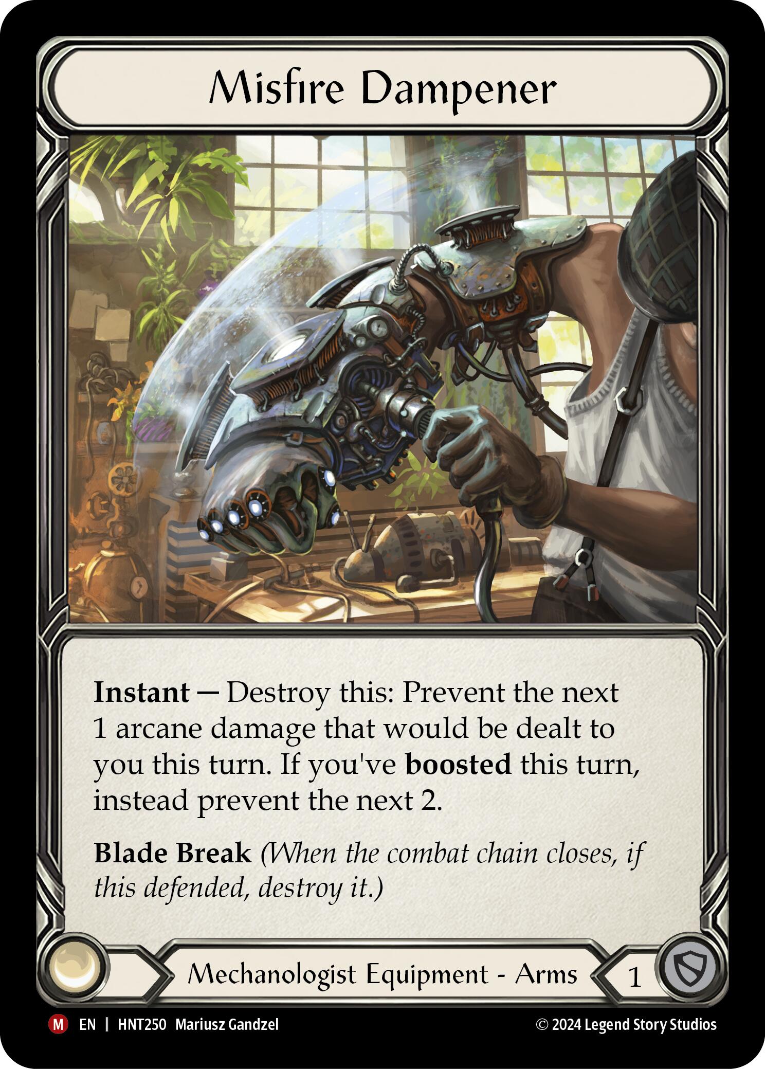 Misfire Dampener [HNT250] (The Hunted)  Cold Foil | Boutique FDB TCG