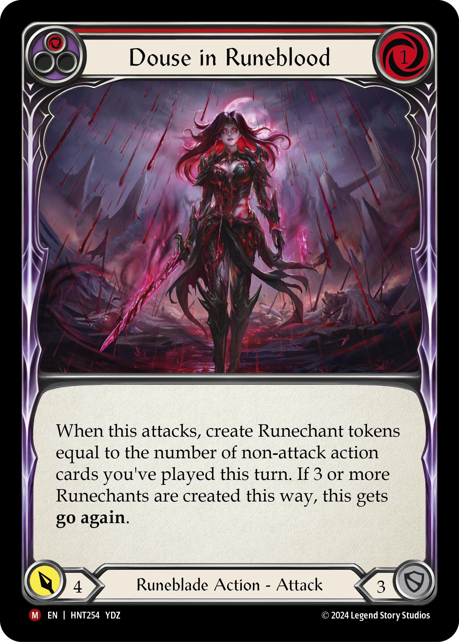 Douse in Runeblood [HNT254] (The Hunted) | Boutique FDB TCG