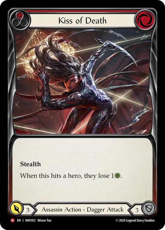 Kiss of Death [HNT012] (The Hunted)  Rainbow Foil | Boutique FDB TCG