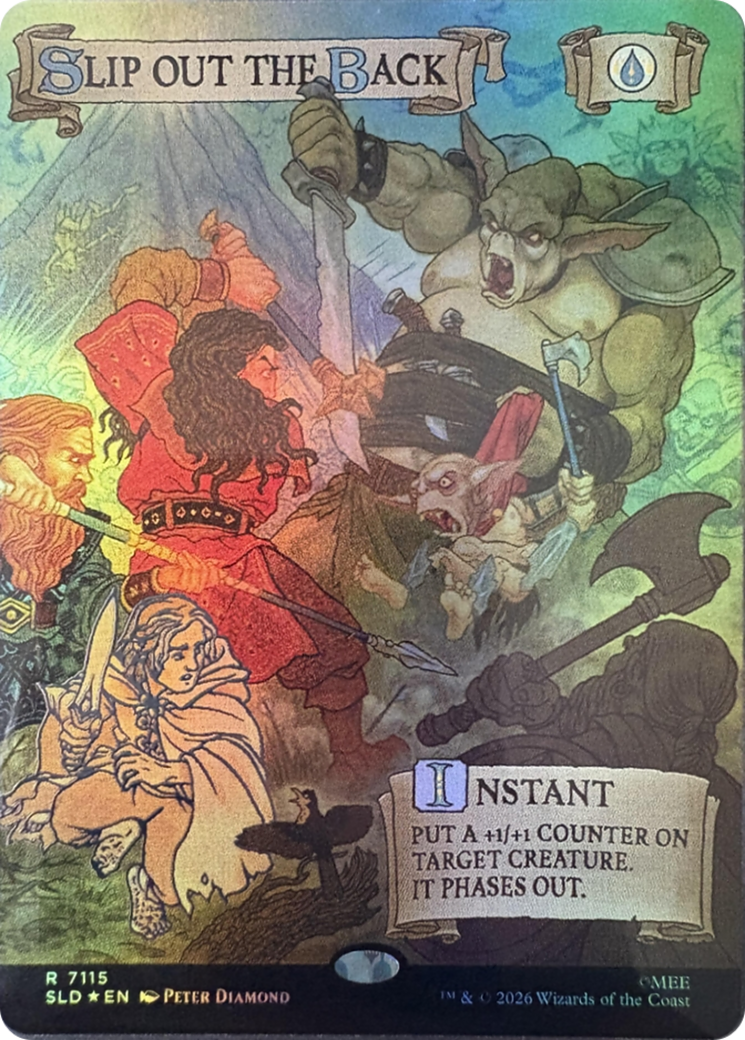 Slip Out the Back (Out Of Sight Foil) [Secret Lair Drop Series] | Boutique FDB TCG