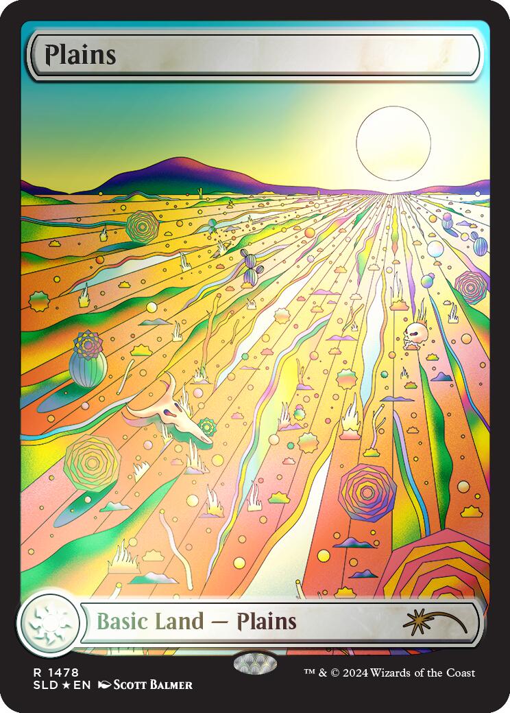 Plains (1478) (Rainbow Foil) [Secret Lair Drop Series] | Boutique FDB TCG