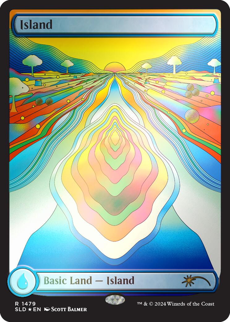 Island (1479) (Rainbow Foil) [Secret Lair Drop Series] | Boutique FDB TCG