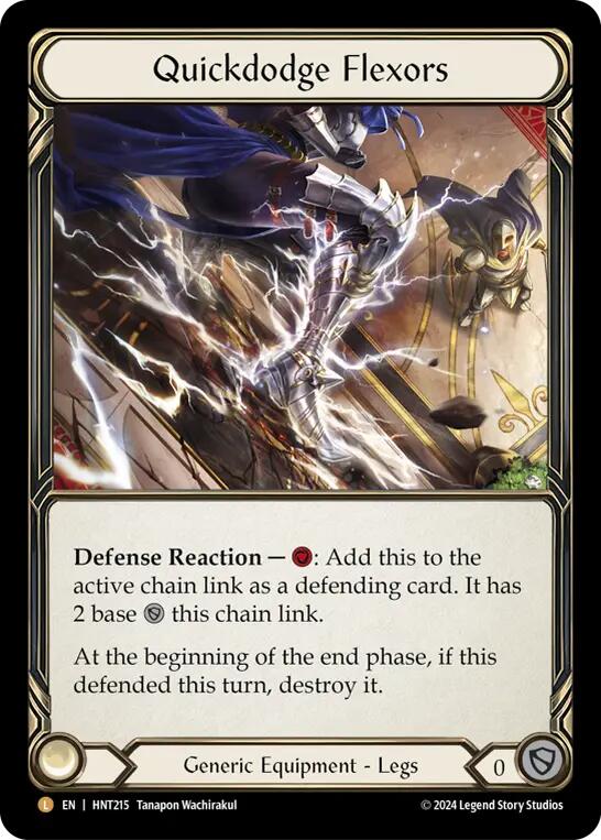 Quickdodge Flexors [HNT215] (The Hunted)  Cold Foil | Boutique FDB TCG