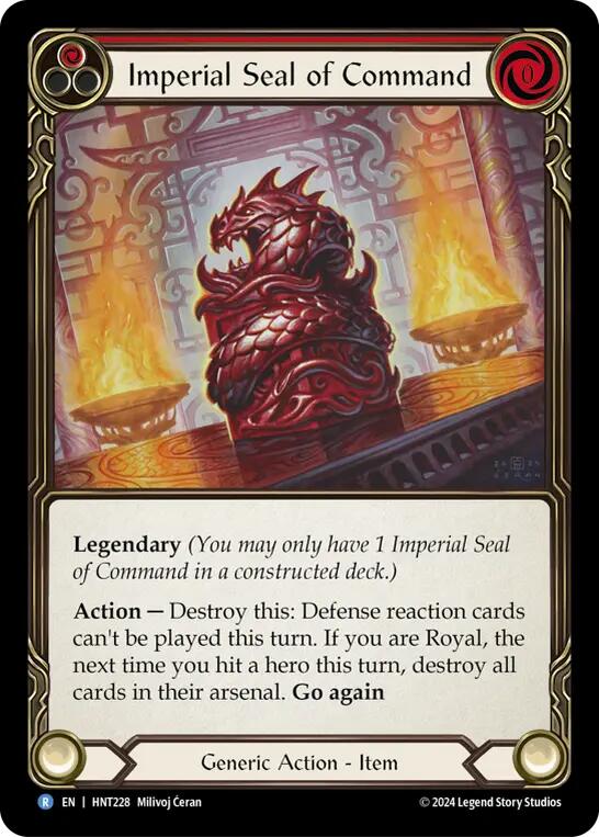 Imperial Seal of Command [HNT228] (The Hunted) | Boutique FDB TCG