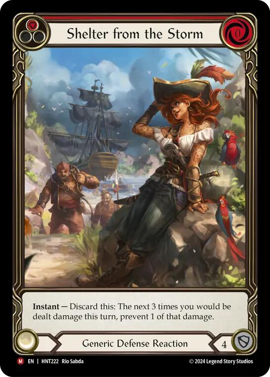 Shelter from the Storm (Extended Art) [HNT222] (The Hunted)  Rainbow Foil | Boutique FDB TCG