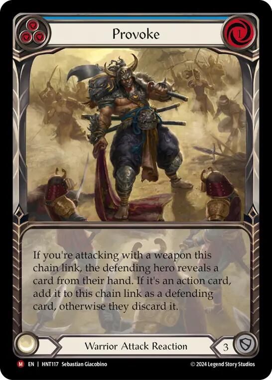 Provoke (Extended Art) [HNT117] (The Hunted)  Rainbow Foil | Boutique FDB TCG