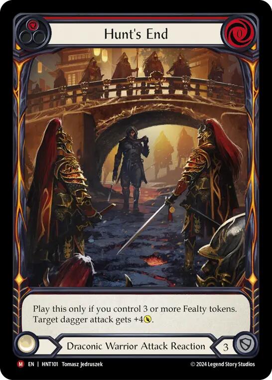 Hunt's End (Extended Art) [HNT101] (The Hunted)  Rainbow Foil | Boutique FDB TCG