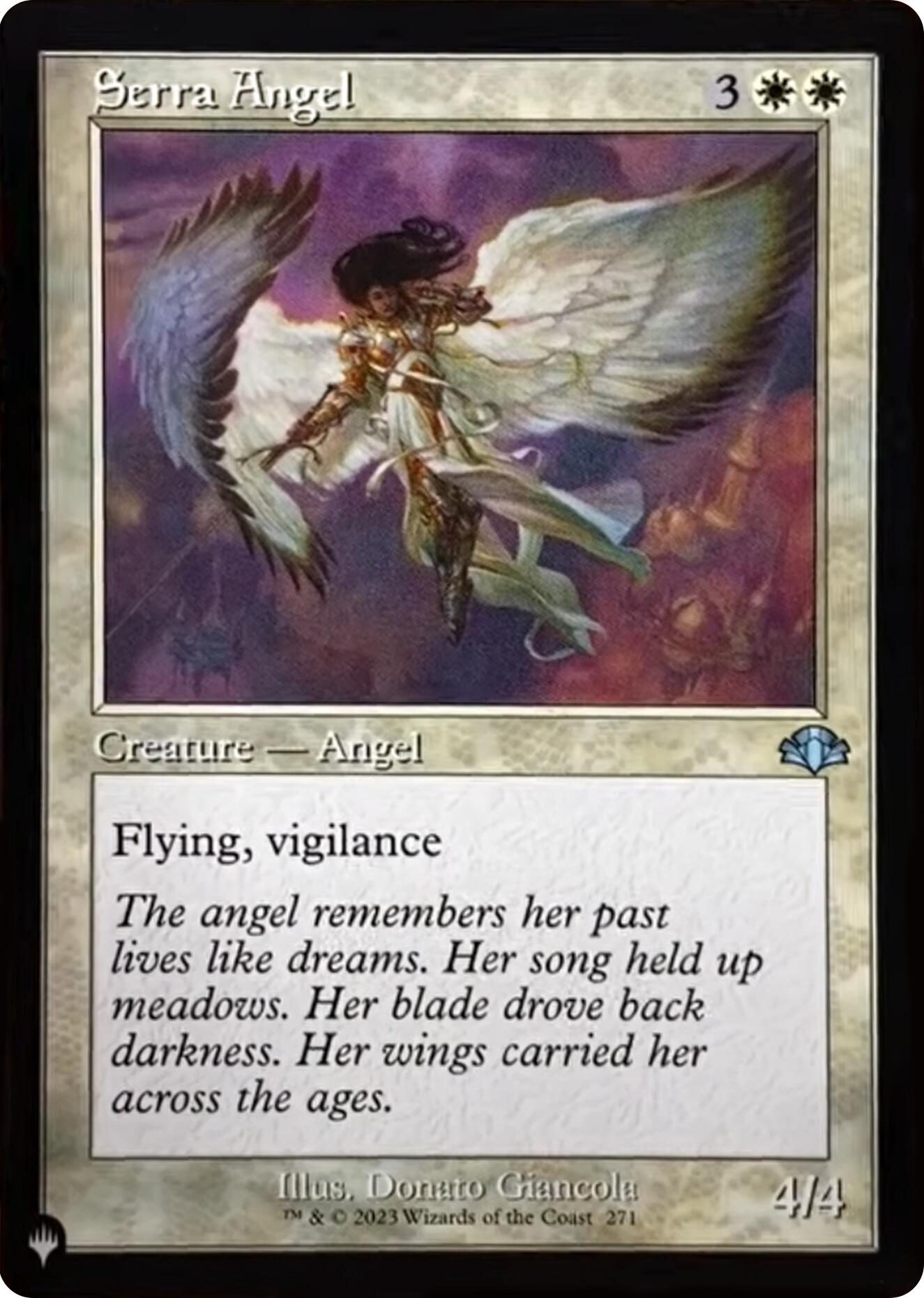 Serra Angel (Retro Frame) [The List] | Boutique FDB TCG