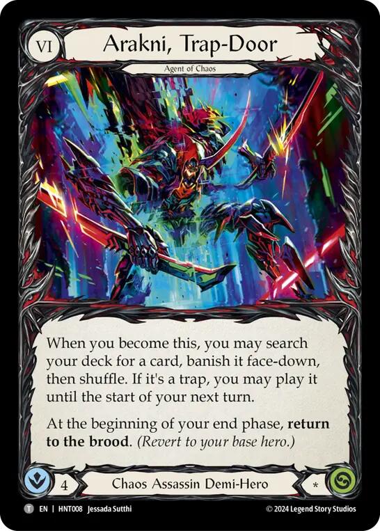 Arakni, Tarantula // Arakni, Trap-Door [HNT007//HNT008] (The Hunted) | Boutique FDB TCG