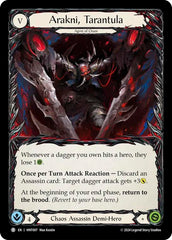 Arakni, Tarantula // Arakni, Trap-Door [HNT007//HNT008] (The Hunted) | Boutique FDB TCG