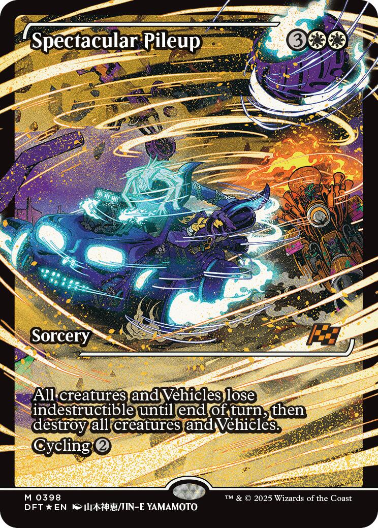 Spectacular Pileup (Showcase) (Japanese) [Aetherdrift] | Boutique FDB TCG