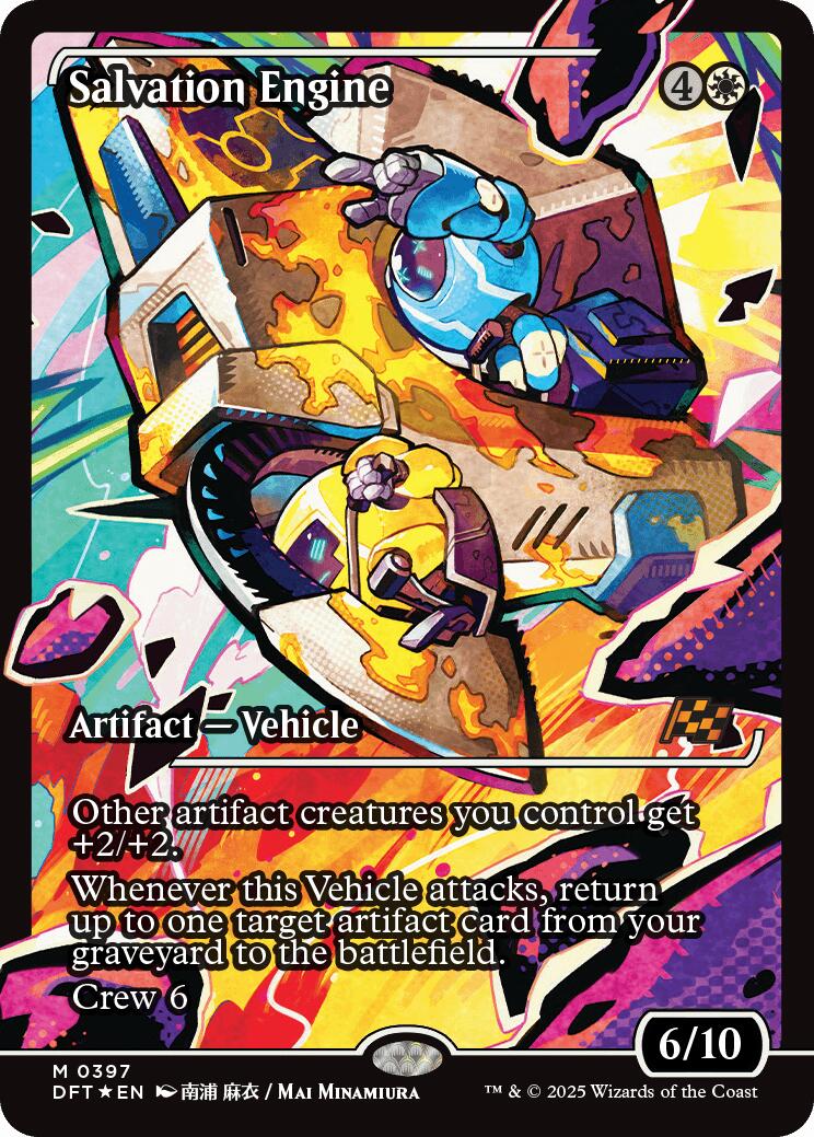 Salvation Engine (Showcase) (Japanese) [Aetherdrift] | Boutique FDB TCG