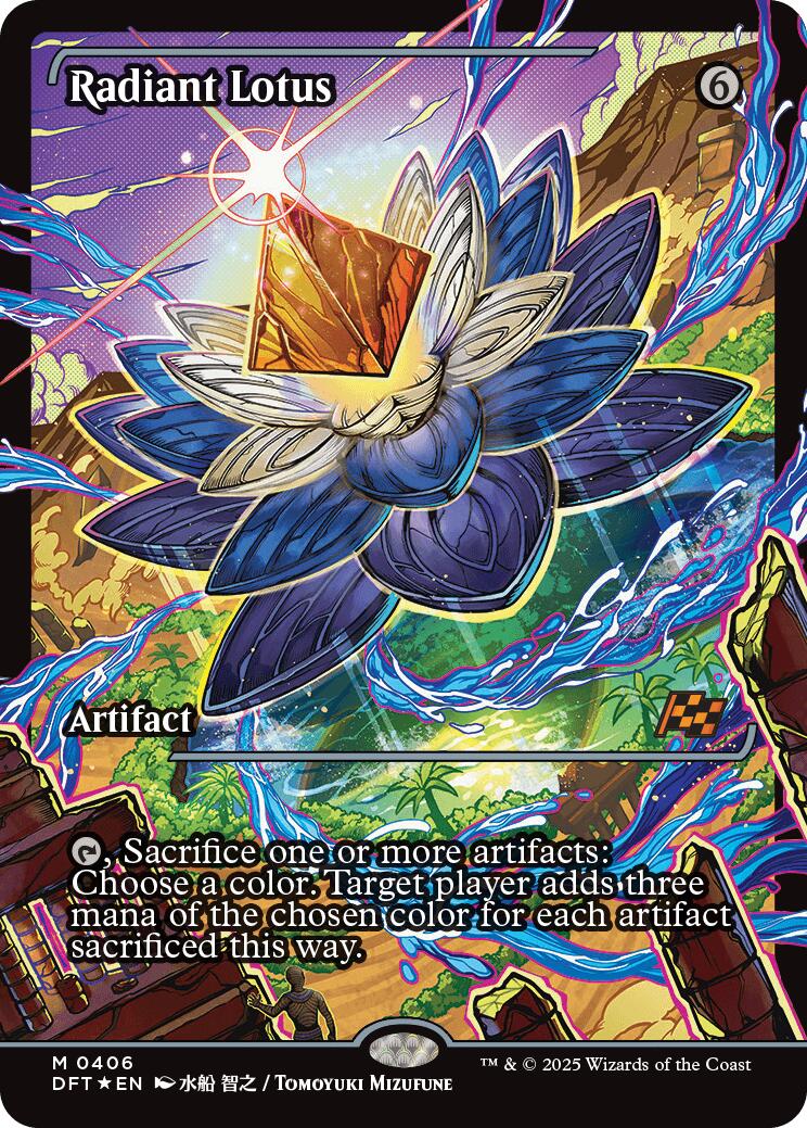Radiant Lotus (Showcase) (Japanese) [Aetherdrift] | Boutique FDB TCG