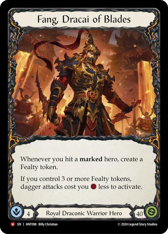 Fang, Dracai of Blades [HNT098] (The Hunted) | Boutique FDB TCG
