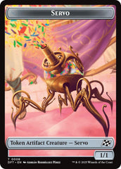 Servo // Thopter (0009) Double-Sided Token [Aetherdrift Tokens] | Boutique FDB TCG